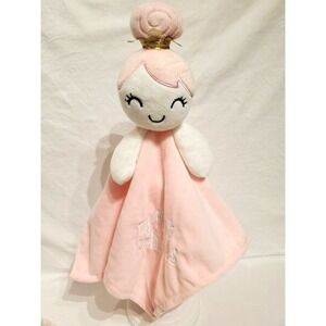 Forever Baby My First Princess Plush Pink Security Blanket Lovey Girl Crown